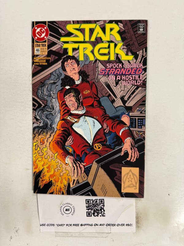 Star Trek #46 (DC Comics, 1993), raw comic book in NM condition — front cover