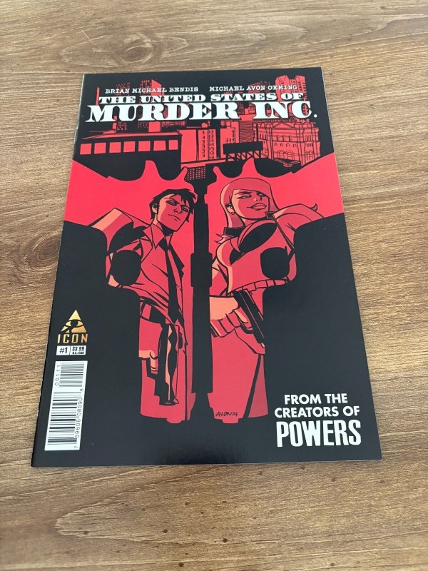 The United States of Murder Inc #1 (2014), raw comic book in NM condition — front cover