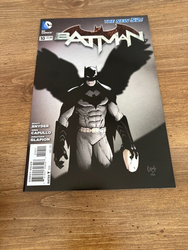 Batman #10 (DC Comics, 2012), raw comic book in NM condition — front cover