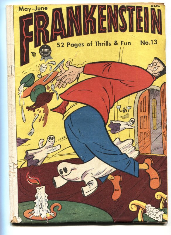 Frankenstein #13 (Prize Comics), raw, ungraded comic book — front cover