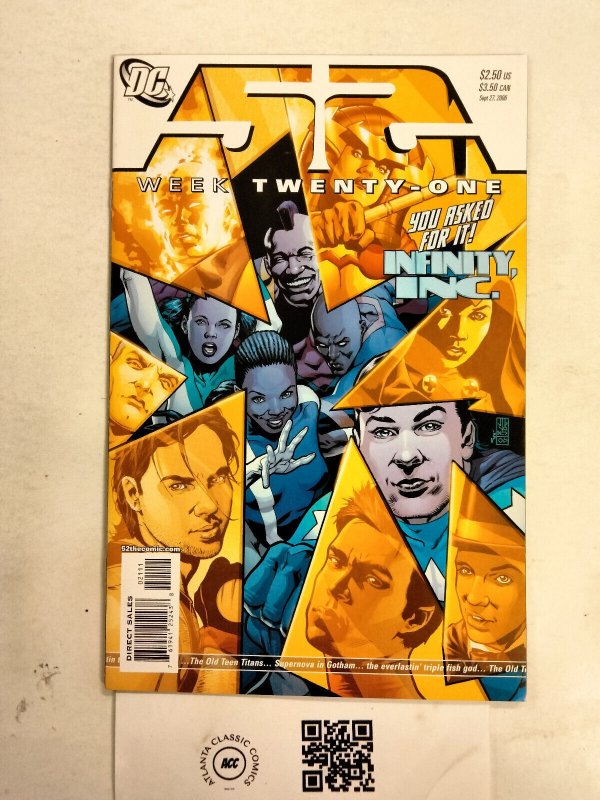 52 #21 (DC Comics, 2006), raw comic book in NM condition — front cover