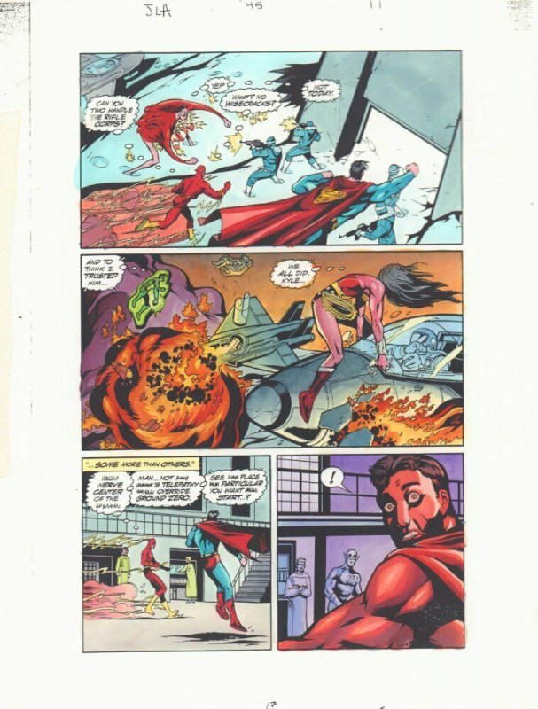 JLA #45 (DC Comics, 2000), raw, ungraded comic book — front cover