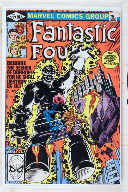 Fantastic Four #229 (Marvel Comics, 1981), raw comic book in VF- 7.5 condition — front cover