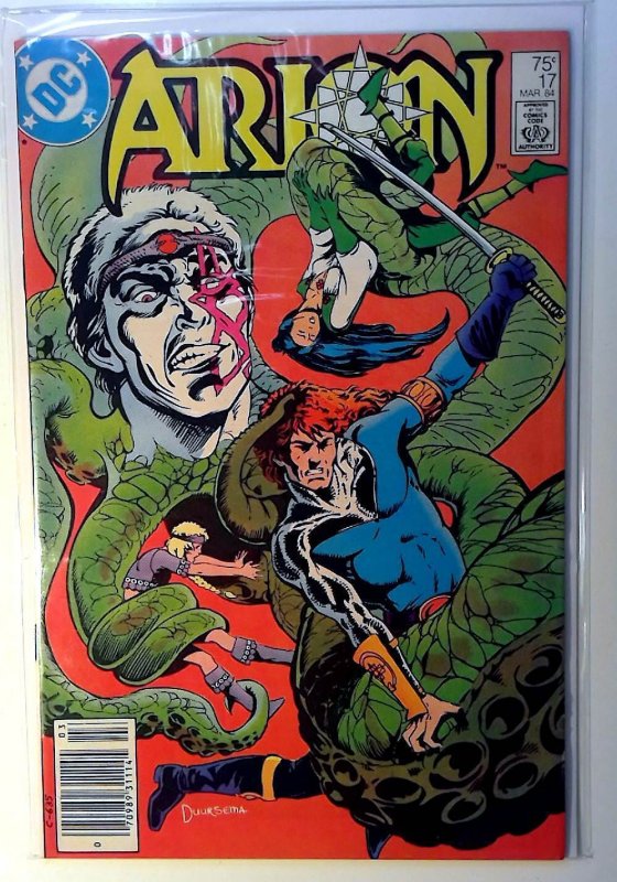 Arion, Lord of Atlantis #17 (DC Comics, 1984), raw, ungraded comic book — front cover