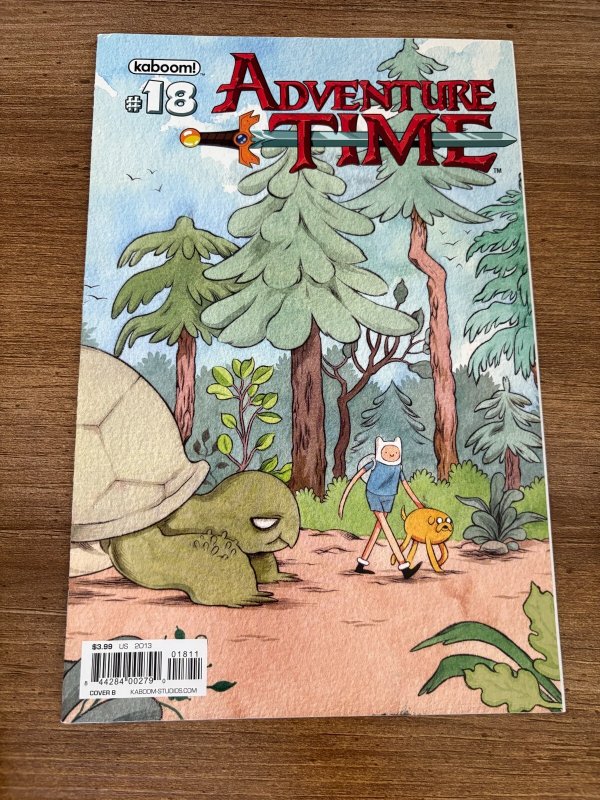 Adventure Time #18, raw comic book in NM condition — front cover