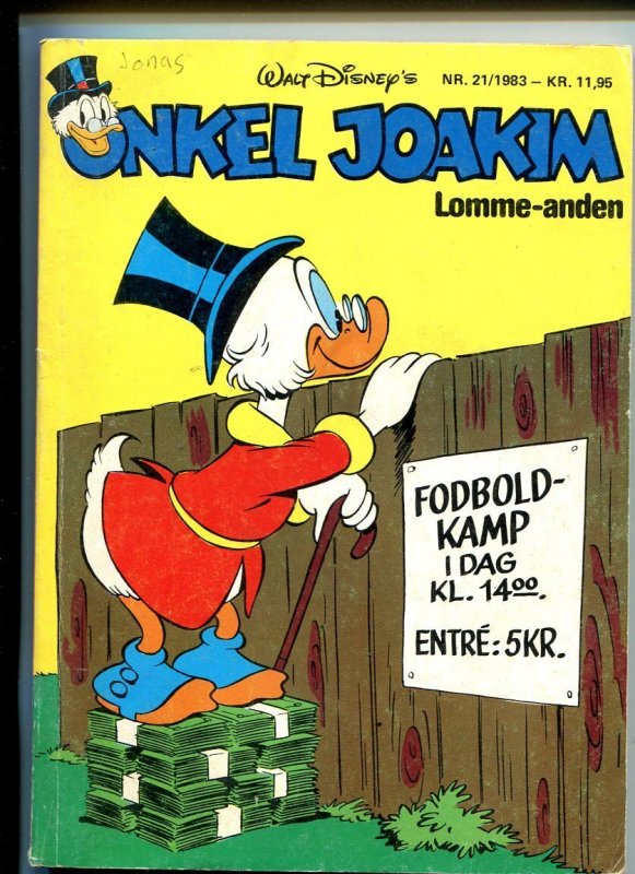 Onkel Joakim #21 (1983), raw comic book in VG condition — front cover