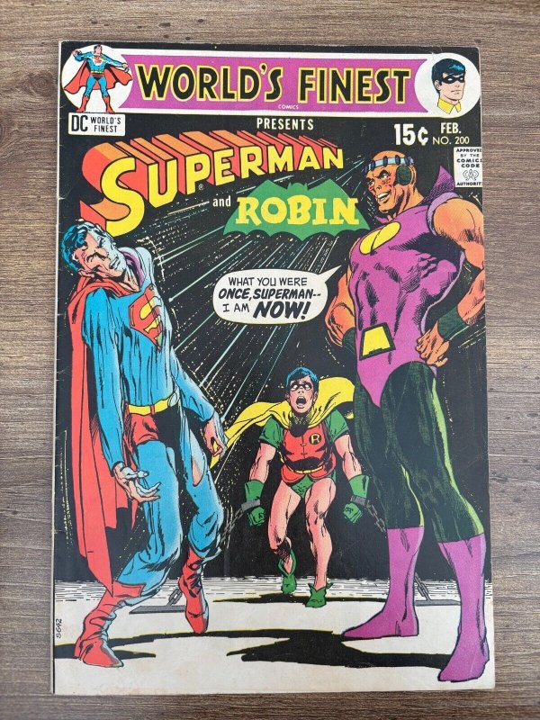World's Finest Comics #200 (DC Comics, 1971), raw comic book in FN/VF condition — front cover