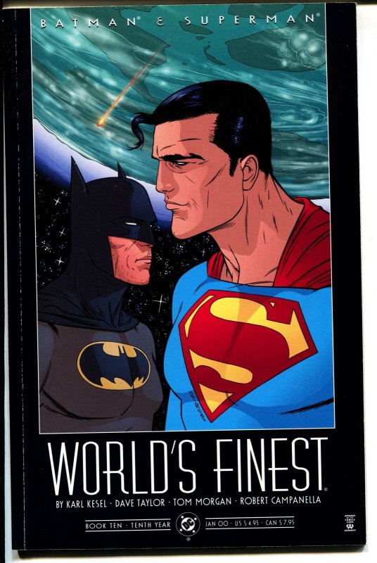 Batman & Superman: World's Finest-Book 10-Karl Kesel-TPB-trade, raw, ungraded comic book — front cover
