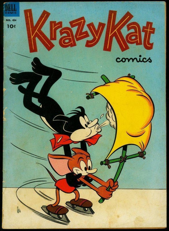 Four Color Comics #454 (1953), raw comic book in VG condition — front cover