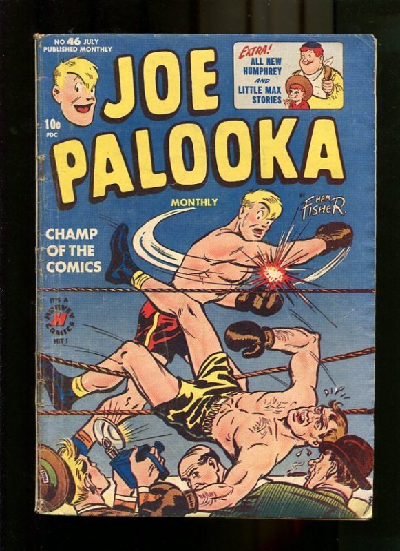 Joe Palooka #46, raw comic book in VG condition — front cover