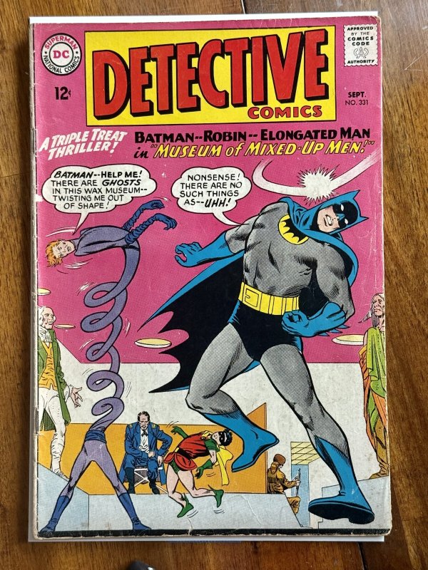 Detective Comics #331 (DC Comics, 1964), raw comic book in VG 4.0 condition — front cover