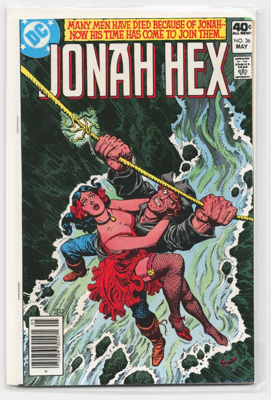 Jonah Hex #36 (DC Comics, 1980), raw, ungraded comic book — front cover