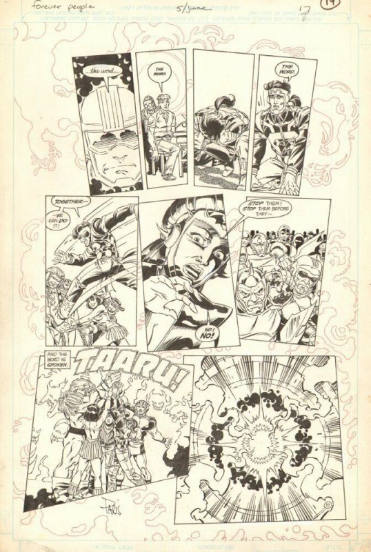 Forever People #5 (DC Comics, 1988), raw, ungraded comic book — front cover