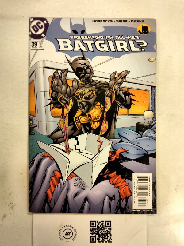 Batgirl #39 (DC Comics, 2016), raw comic book in NM condition — front cover