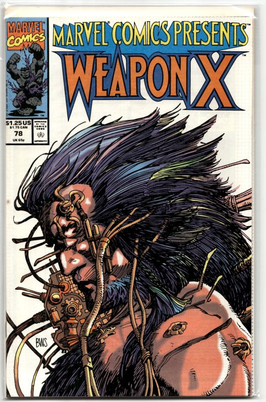 Presents #78 (Marvel Comics, 1991), raw, ungraded comic book — front cover