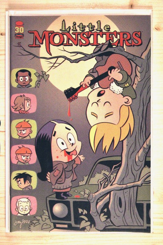 Little Monsters #5 (Image Comics, 2022), raw comic book in NM+ 9.6 condition — front cover