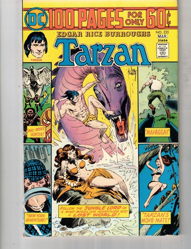 Edgar Rice Burroughs' Tarzan #235 (1975), raw comic book in NM- condition — front cover
