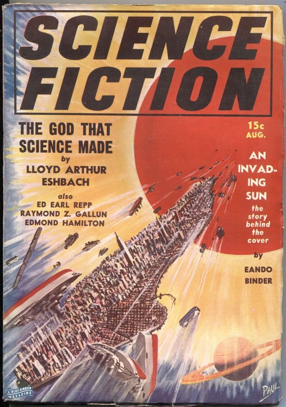 Pulp: Science Fiction #3 (1939), raw, ungraded comic book — front cover