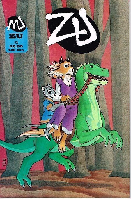 ZU #1 (1995), raw, ungraded comic book — front cover