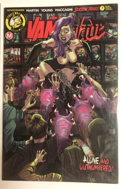 Vampblade Season 3 #7 (2018), raw, ungraded comic book — front cover
