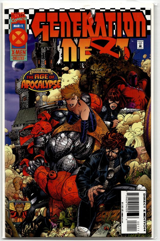 Generation Next #1 (Marvel Comics, 1995), raw, ungraded comic book — front cover