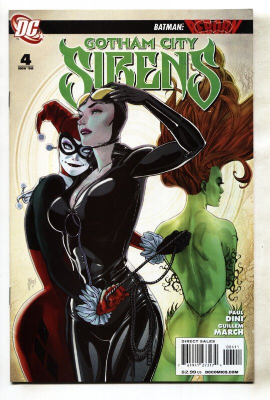 Gotham City Sirens #4 (DC Comics), raw, ungraded comic book — front cover