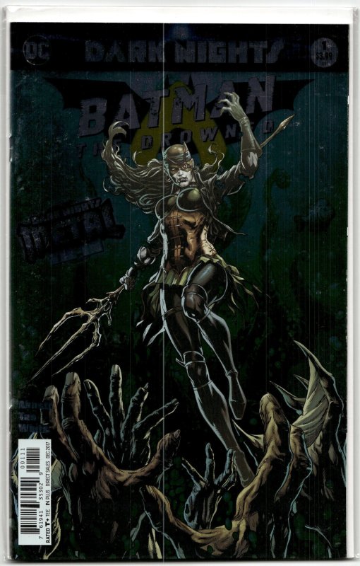 Dark Nights: The Drowned #1 (DC Comics, 2017), raw, ungraded comic book — front cover