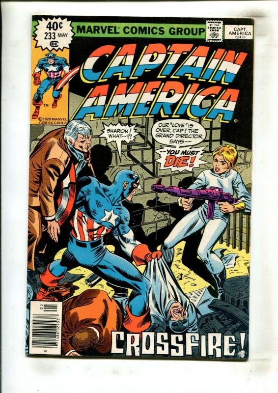 Captain America #233 (Marvel Comics, 1979), raw comic book in 6.0 condition — front cover