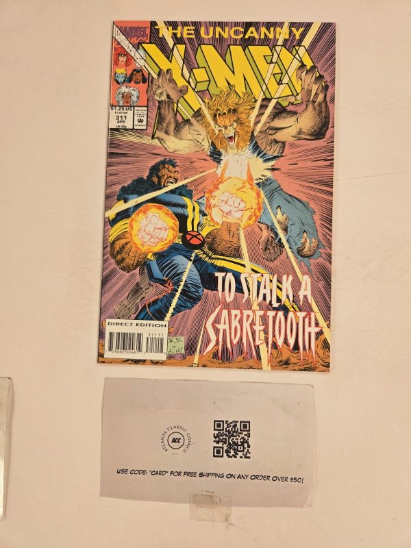 Uncanny X-Men #311 (Marvel Comics, 1994), raw comic book in NM condition — front cover