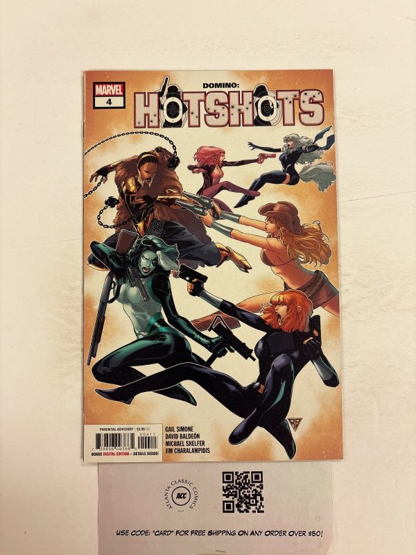 Hotshots #4 (Marvel Comics), raw comic book in NM condition — front cover