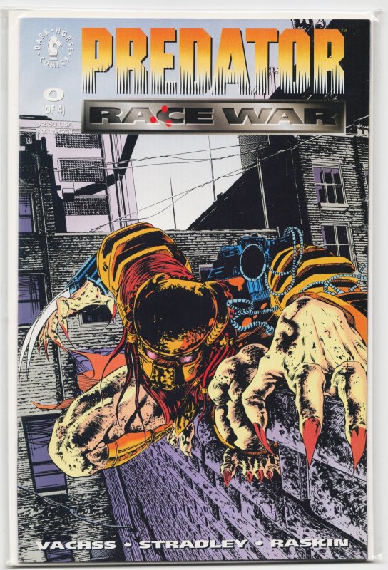 Predator: Race War #0 (Dark Horse Comics, 1993), raw, ungraded comic book — front cover