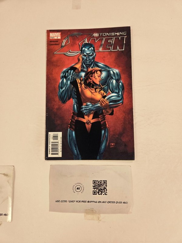 Astonishing X-Men #6 (Marvel Comics, 2004), raw comic book in VF condition — front cover