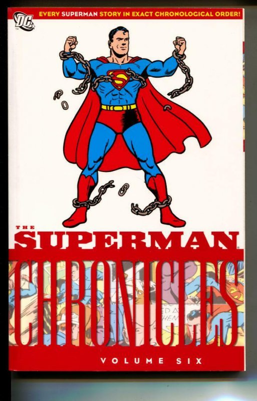 Superman Chronicles Volume 6 TPB Trade, raw, ungraded comic book — front cover