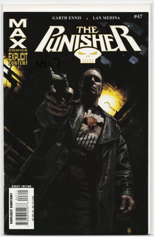 The Punisher #47 (Marvel Comics, 2007), raw, ungraded comic book — front cover