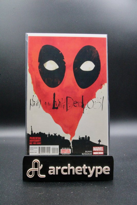 Night of the Living Deadpool #2 (Marvel Comics, 2014), raw comic book in NM 9.4 condition — front cover