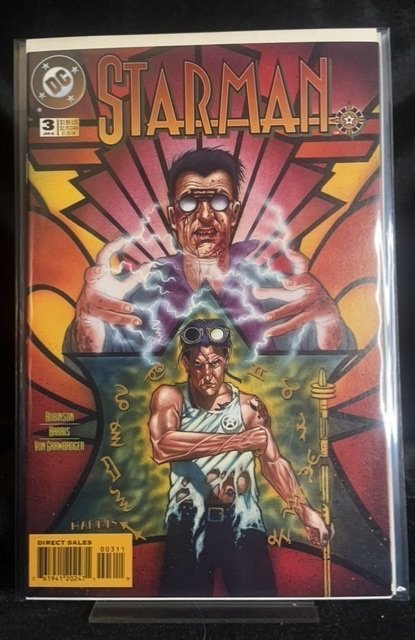Starman #3 (DC Comics, 1995), raw, ungraded comic book — front cover