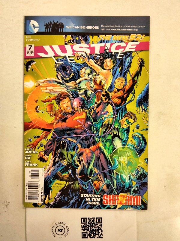Justice League #7 (DC Comics, 2018), raw comic book in NM condition — front cover