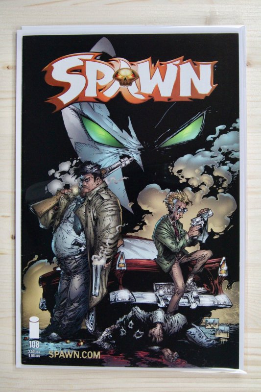 Spawn #108 (Image Comics, 2001), raw comic book in NM 9.4 condition — front cover