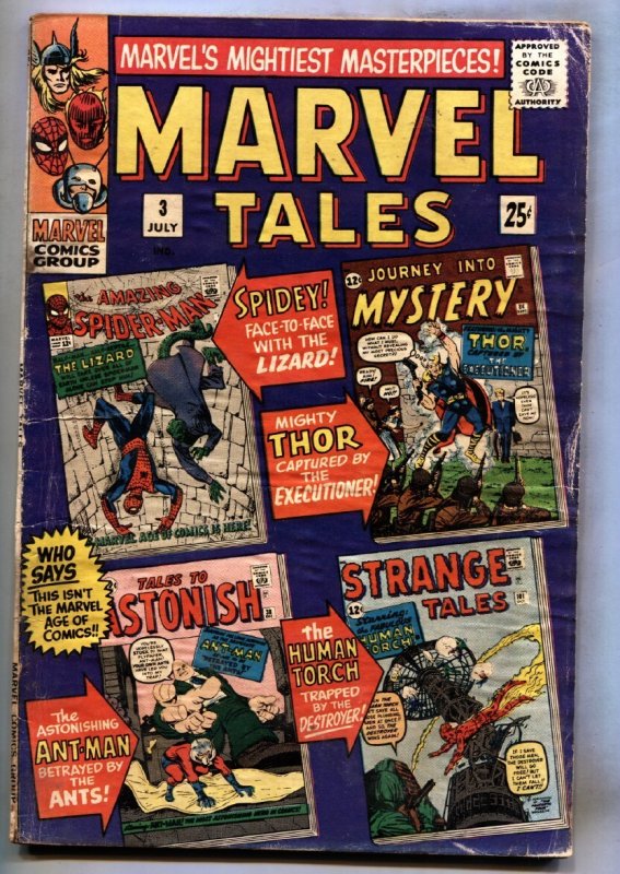 Marvel Tales #3, raw, ungraded comic book — front cover