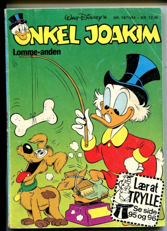 Onkel Joakim #18 (1984), raw comic book in VG condition — front cover