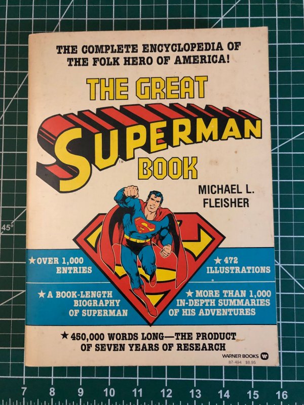 The Great Superman Book Encylopedia of Comic Book Heroes #3 (1978), raw, ungraded comic book — front cover