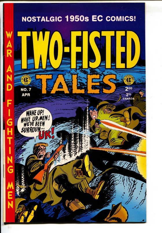 Two-Fisted Tales #7 (1994), raw comic book in VF condition — front cover