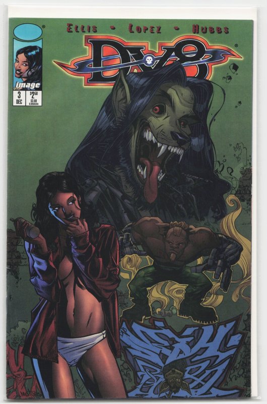DV8 #3 (Image Comics, 1996), raw, ungraded comic book — front cover