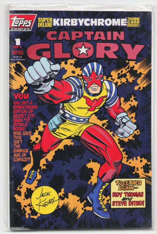 Captain Glory (1993) Captain Glory (1993), raw, ungraded comic book — front cover
