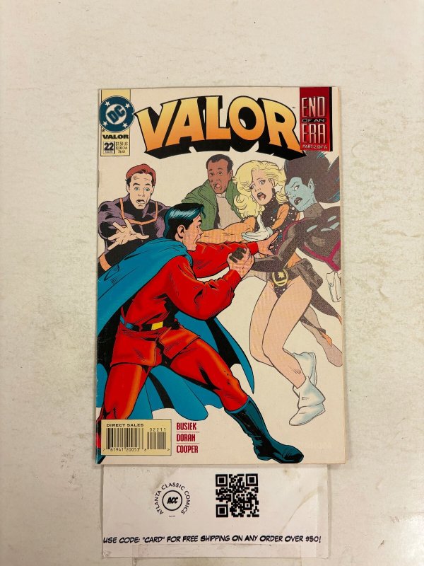 Valor #23 (DC Comics, 1993), raw comic book in NM condition — front cover