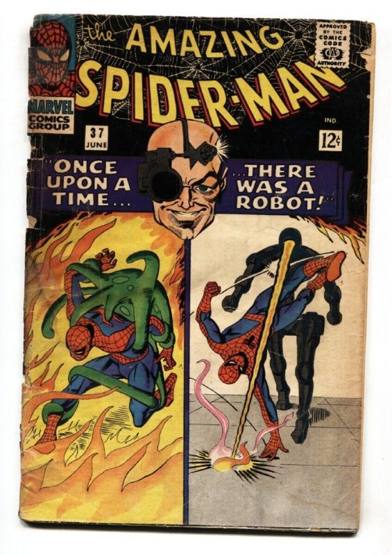 Amazing Spider-Man #37 (Marvel Comics), raw comic book in VG- condition — front cover