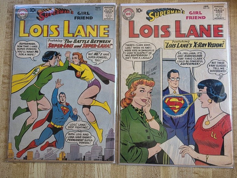 Superman's Girlfriend Lois Lane Collection 48 Issues 21- 107 + Ann #2, raw, ungraded comic book — front cover