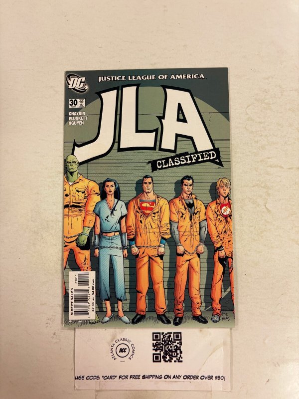 JLA Classified #30 (DC Comics), raw comic book in NM condition — front cover