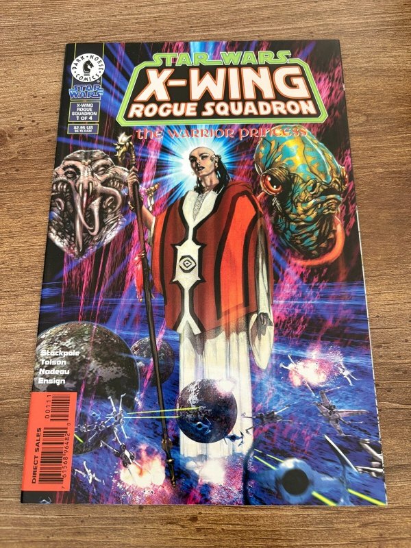 Lot of 4 Star Wars X-Wing Warrior Princess # 1 2 3 4 Vf-Nm Dark Horse 18 J480 (Dark Horse Comics), raw comic book in NM condition — front cover