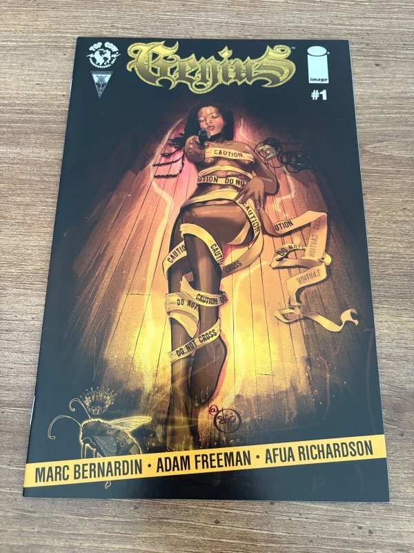 Genius #1 (2014), raw comic book in NM condition — front cover